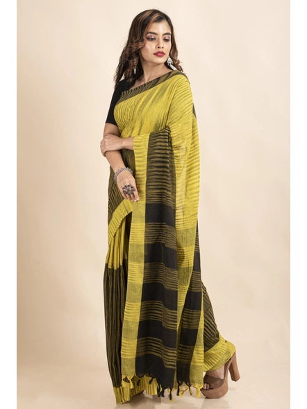 Terracotta Grace Handloom Blended Cotton Saree