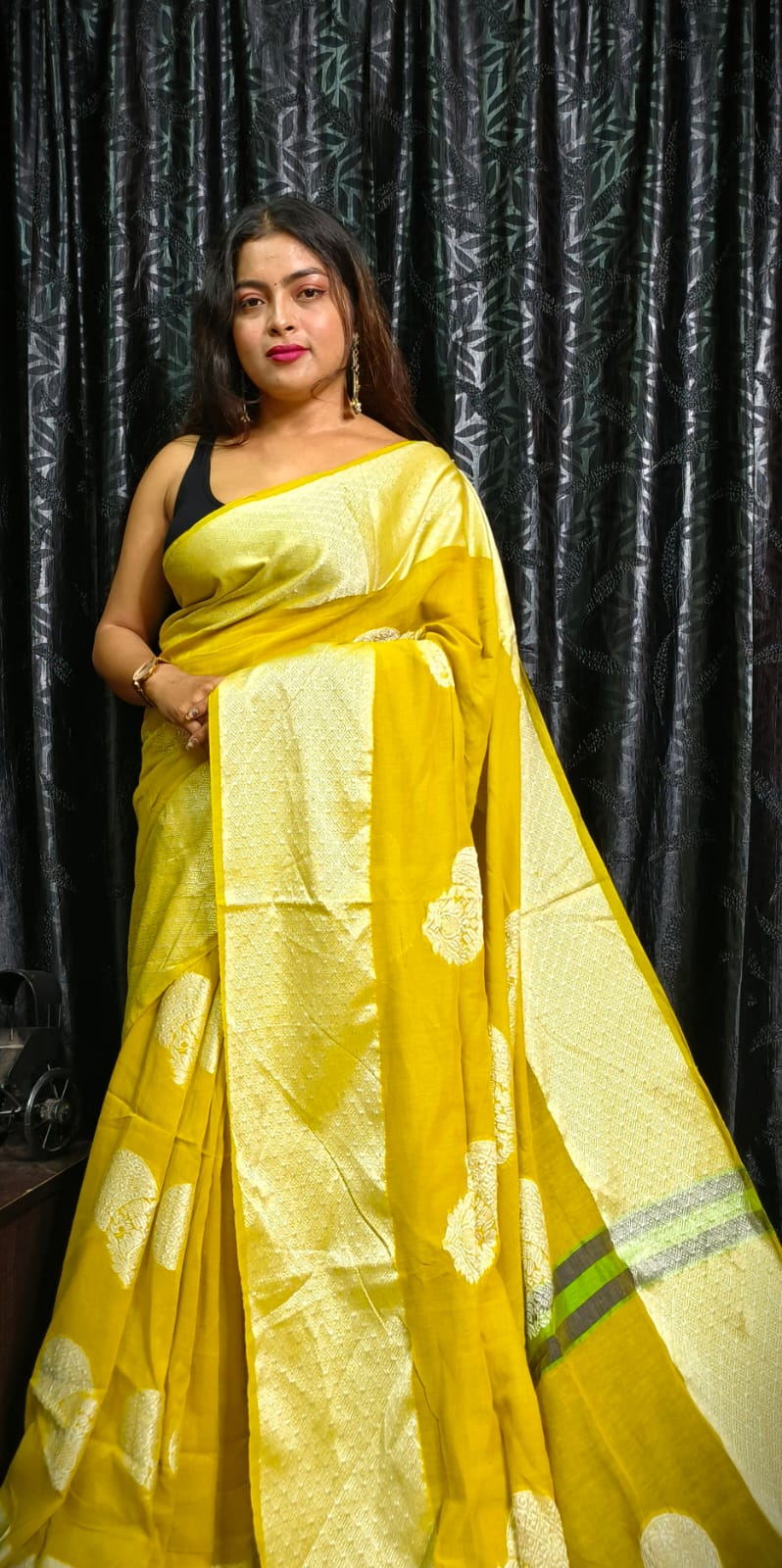 Handloom Khadi Cotton Boutique Saree
