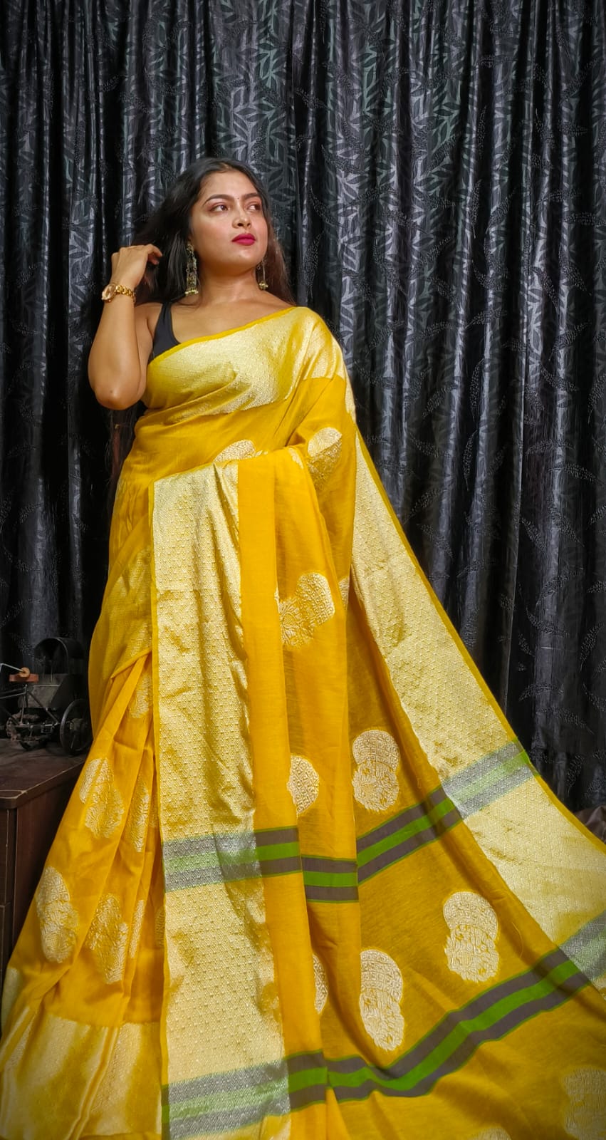 Handloom Khadi Cotton Boutique Saree