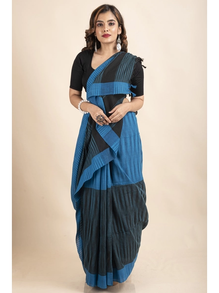 Terracotta Grace Handloom Blended Cotton Saree