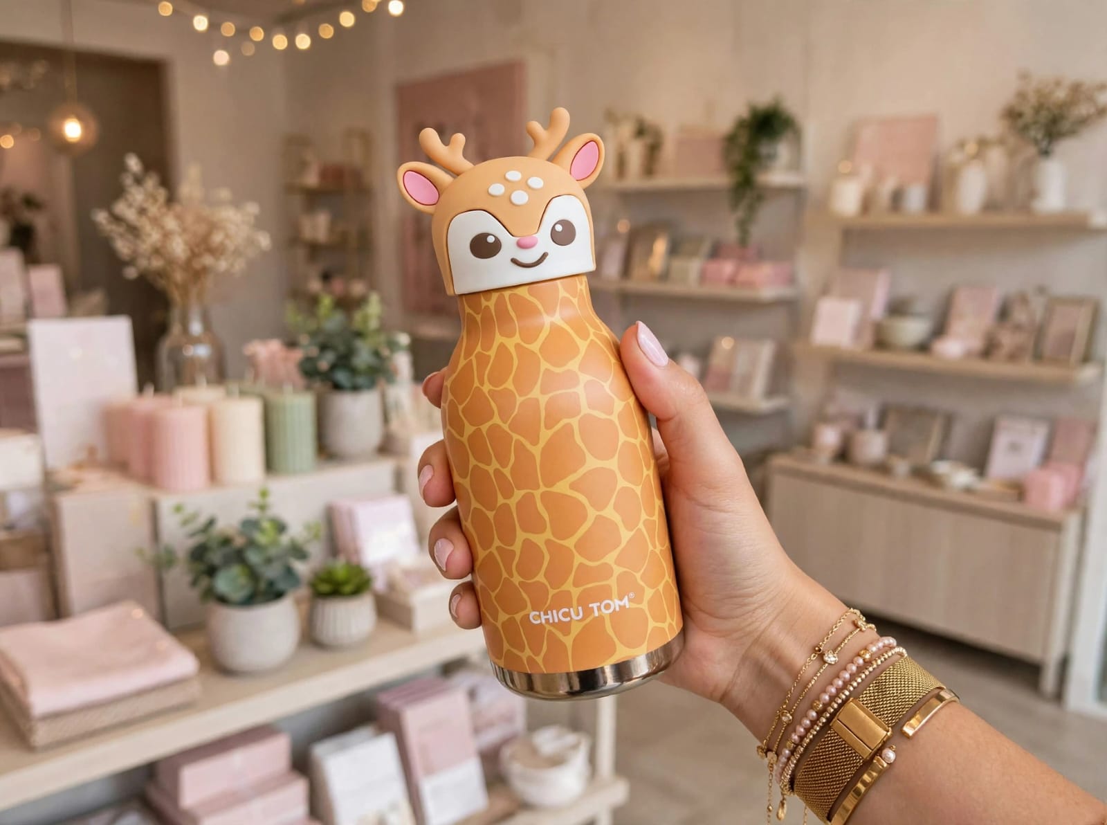480ml Animal Sipper Water Bottle Flask ll Stainless Steel Flask ll