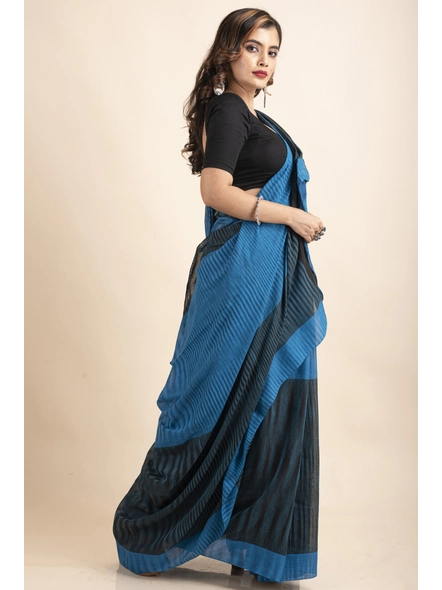 Terracotta Grace Handloom Blended Cotton Saree